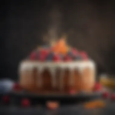 Perfectly baked cake showcasing non-stick results