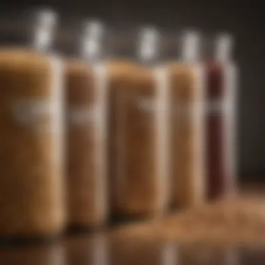 Grains: The Foundation of Long-Term Storage Selection of grains in clear storage containers