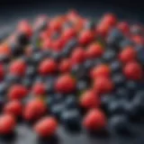 A vibrant assortment of berries including blueberries, strawberries, and raspberries, showcasing their low glycemic index.