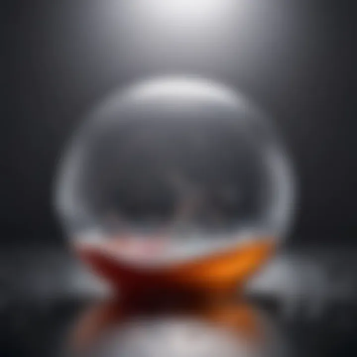 Experimentation setup for bubble creation featuring diverse ingredients laid out methodically.