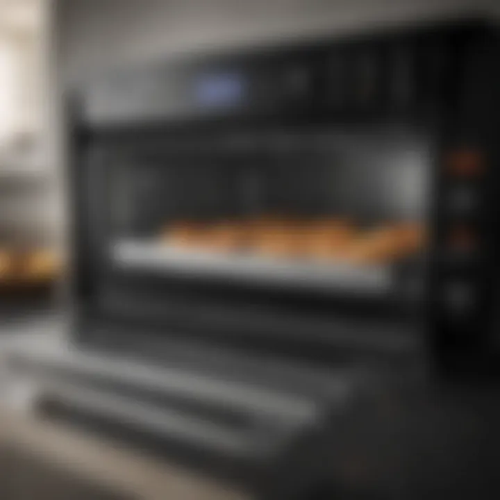 User-friendly controls of the Black & Decker toaster oven