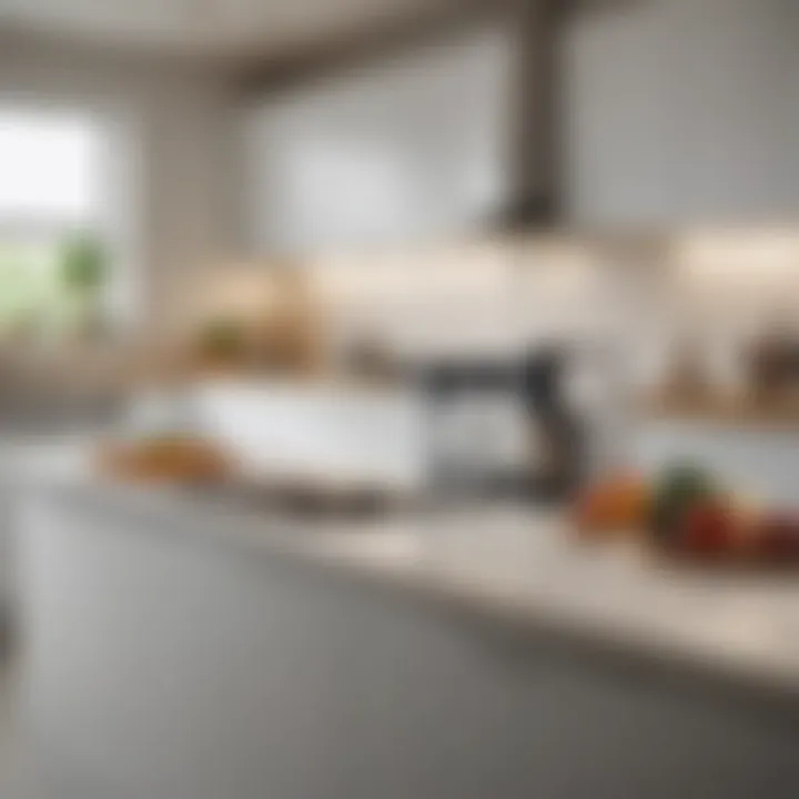 An organized kitchen counter showcasing a clean BlendJet