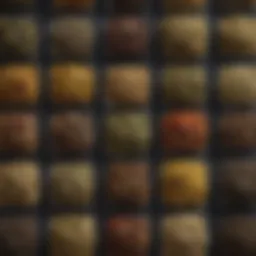 A selection of vibrant loose leaf tea varieties displayed elegantly.