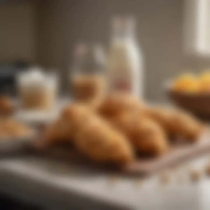 Ingredients for buttermilk alternatives on a countertop