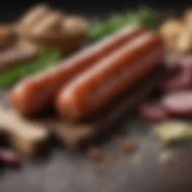 Quality ingredients used in sausage making