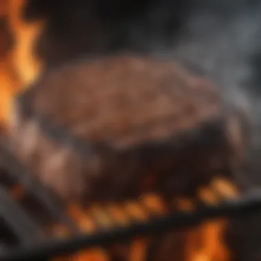 Charcoal Grilling: The Art of Flavor Juicy steak grilled over charcoal flames