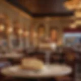 Elegant interior design of the Cheesecake Factory in Columbia, MO