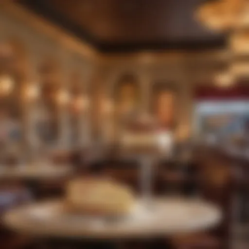 Elegant interior design of the Cheesecake Factory in Columbia, MO