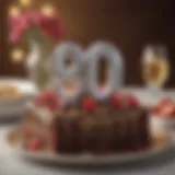 Elegant personalized gift for an 80th birthday celebration.