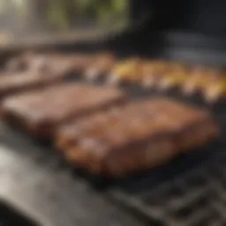 A pristine barbecue grill showcasing its clean surface