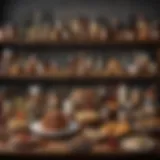 A collection of unique retirement gifts displayed elegantly