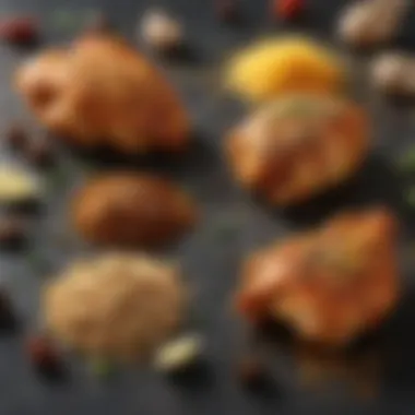 Flavorful Seasoning Options for Chicken A variety of seasonings for chicken