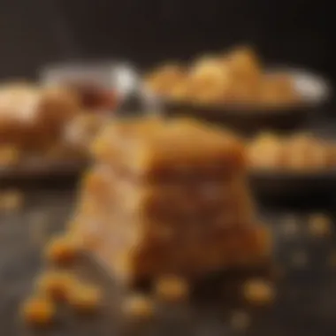 Golden Delight: The Perfect Honeycomb Toffee Golden honeycomb toffee with a perfect texture