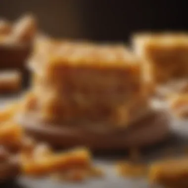 A Sweet Journey: The History of Honeycomb Toffee Historical representation of honeycomb toffee