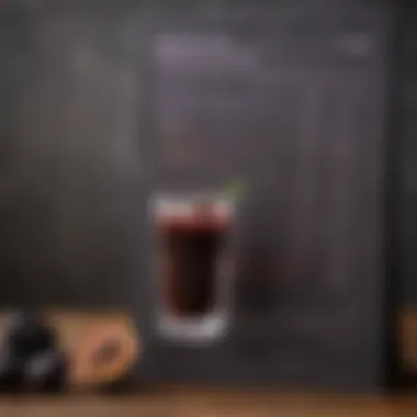 Nutritional Benefits of Prune Juice Nutritional chart highlighting the benefits of prune juice