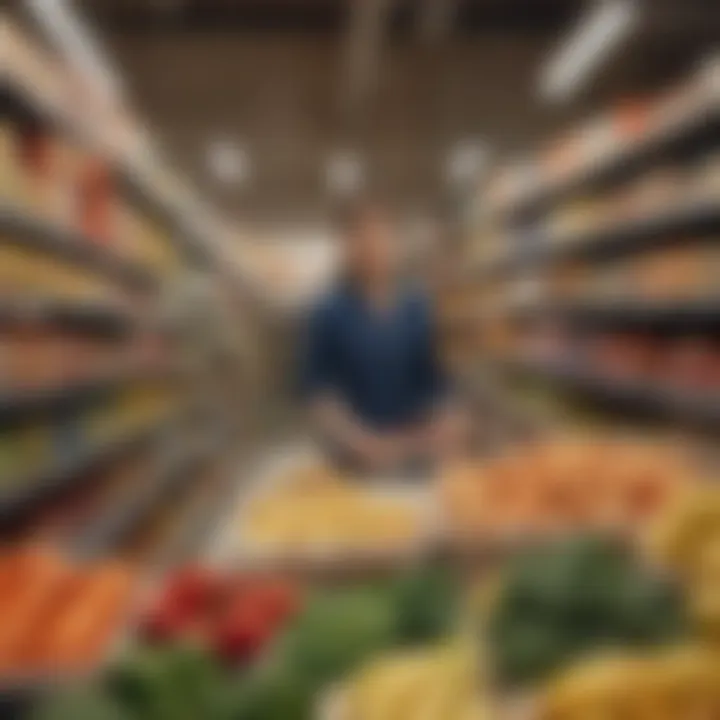 A stylish grocery list with budget-friendly items