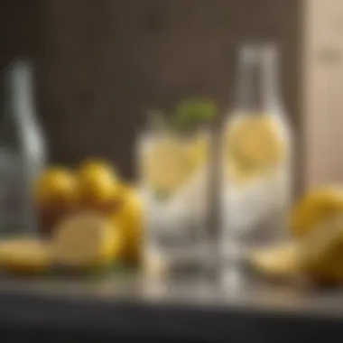 Beautifully Arranged Limonata Setup A beautifully arranged limonata setup.