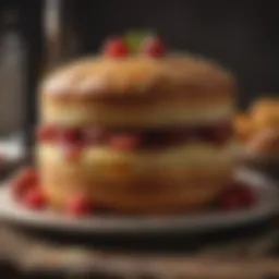 Historical representation of the Victoria Sandwich