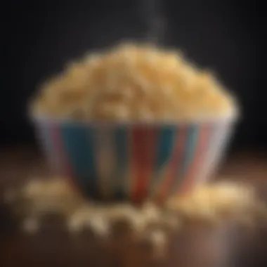 Delicious popcorn served in a bowl