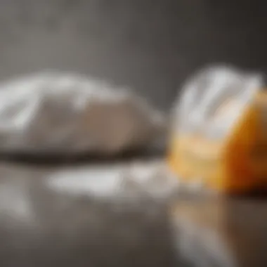 A close-up of dryer sheets displaying their texture and scent.