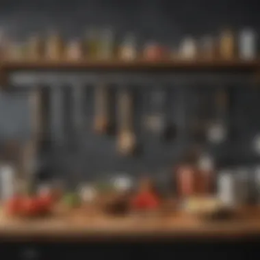 Essential Kitchen Tools for Beginners A beginner-friendly kitchen setup with essential tools and ingredients neatly arranged.