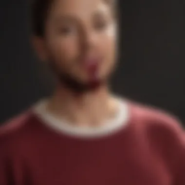 Immediate Response to Red Wine Stains Swift action to address red wine spill on a sweater