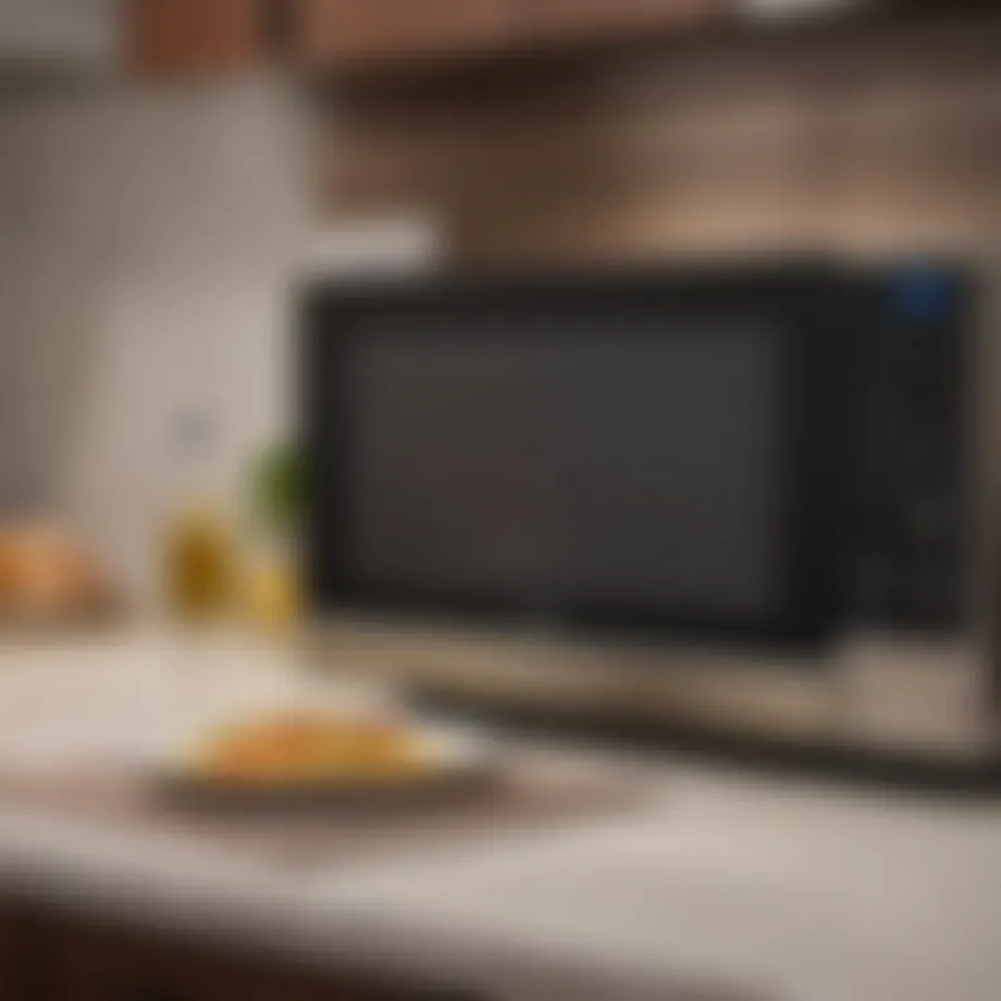 A pristine microwave interior showcasing cleanliness after thorough cleaning techniques.