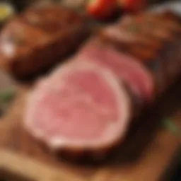 A selection of premium cuts of meat for grilling