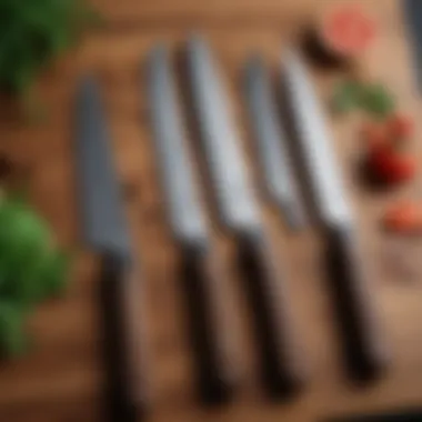 A selection of essential kitchen knives