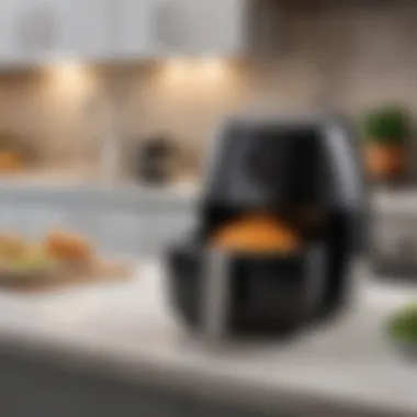 Air Fryer as a Centerpiece of Modern Kitchens A well-organized kitchen with an air fryer prominently placed on the countertop