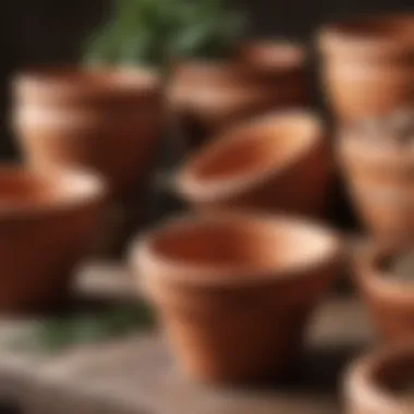 Close-up of the earthy texture of a cazuela pot.