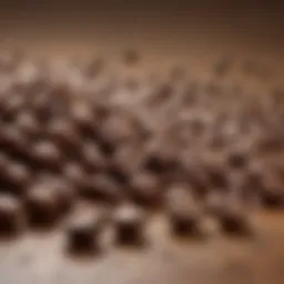 Close-up of pristine coffee beans showcasing their natural sheen and quality
