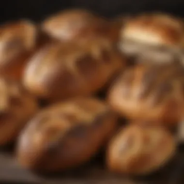 Traditional Bread Assortment Baked to Perfection An assortment of traditional bread loaves baked to perfection