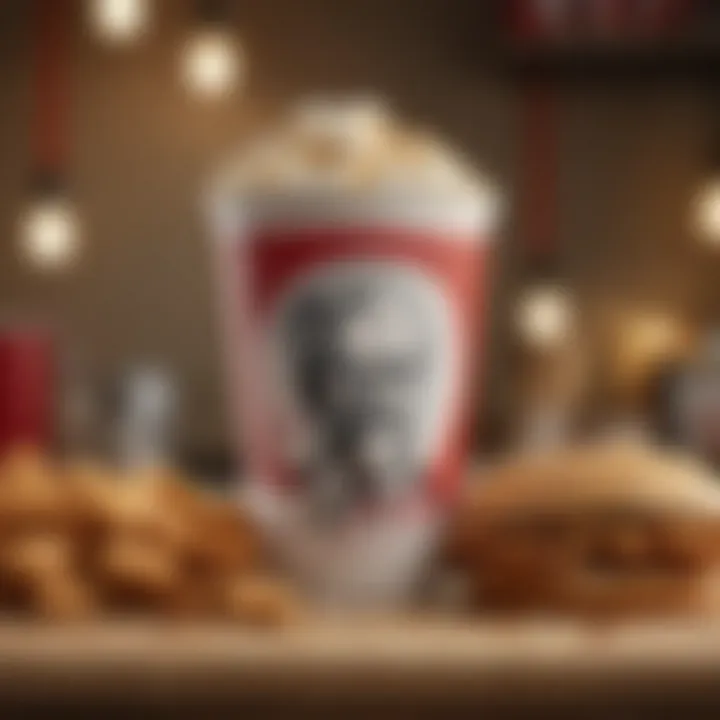 A vibrant display of KFC's current promotional menu items