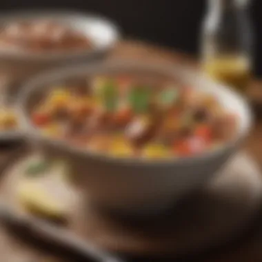 Quick and Satisfying Dinner Option A quick and delicious meal served in a bowl, symbolizing convenience