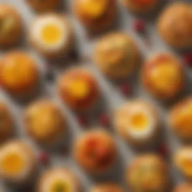 Decadent Eggless Breakfast Pastries A colorful platter of assorted breakfast pastries, all egg-free