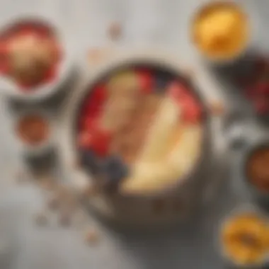 Nourishing Smoothie Bowl Delights A vibrant smoothie bowl topped with fresh fruits and nuts