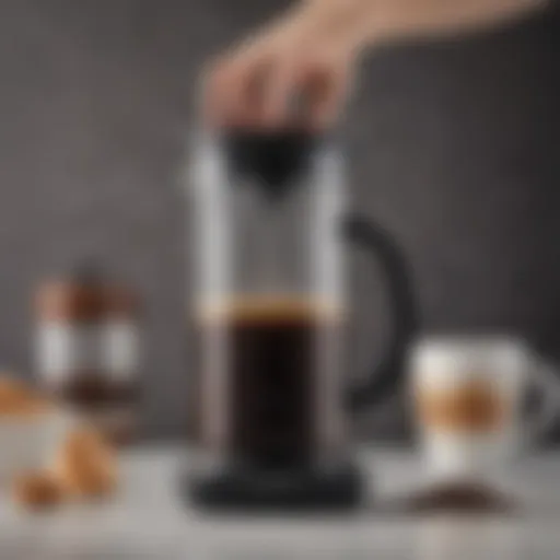 Elegant Espro coffee press showcasing design and functionality