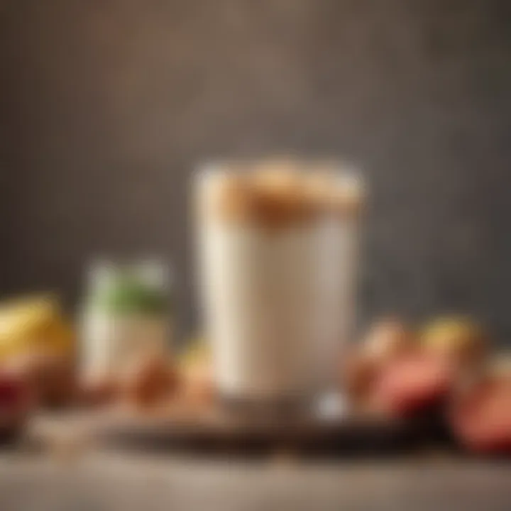 An array of dairy alternatives arranged aesthetically