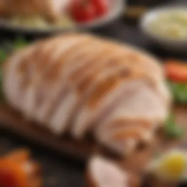 Sliced Chicken Breast Freshly cooked chicken breast sliced