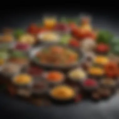 Ingredients for Effortless Meal Preparation A vibrant display of ingredients ready for meal preparation