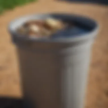 Durable Outdoor Trash Can for All Seasons Durable outdoor trash can suitable for various weather conditions