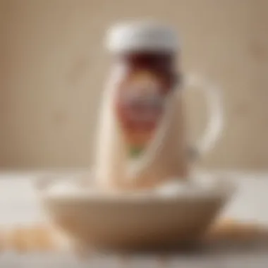 Nutritional Insights of Liquid Creamers Nutritional information depicted on a label of a coffee creamer
