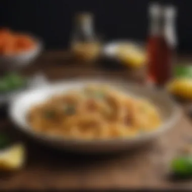 Delicious Low Sugar Pasta Dish A delicious low sugar pasta dish garnished