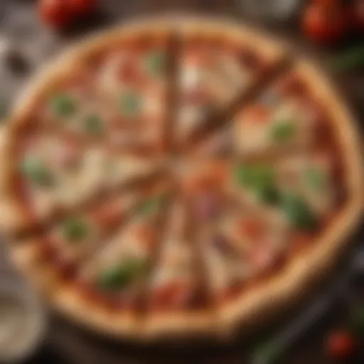 A selection of low carb pizza crusts on a wooden table.