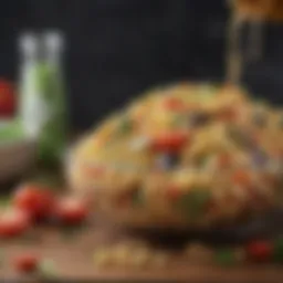 A vibrant McCormick pasta salad showcasing colorful vegetables and herbs