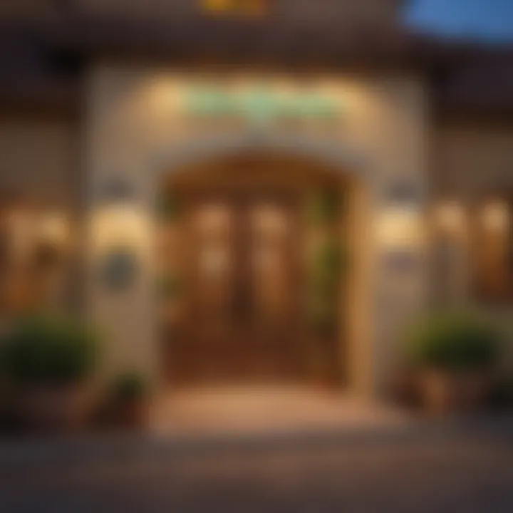 A warm and inviting Olive Garden exterior showcasing its welcoming entrance