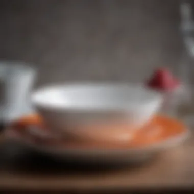 A collection of porcelain dishes reflecting modern design