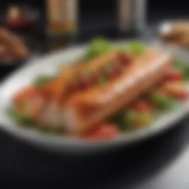 Innovative Frankfurter Presentation A beautifully plated modern frankfurter dish, featuring a unique twist on traditional flavors.