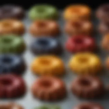 Diverse Specialty Bundt Cake Pan Designs A variety of specialty bundt cake pans showcasing unique designs and shapes.